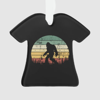 Bigfoot Retro Sunset-Geschenk Ornament
