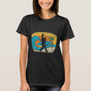 Bigfoot Retro-Surf-Geschenk für Shaka Aloha-Surfer T-Shirt