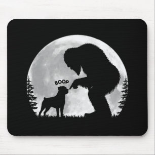 Bigfoot Rottweiler Boop Mousepad