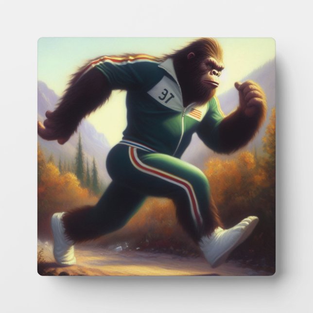 Bigfoot Running Fotoplatte (Vorderseite)