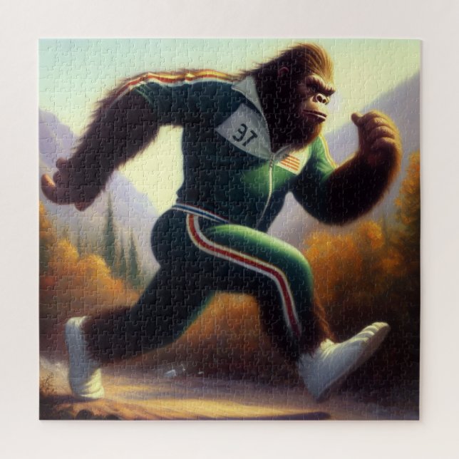 Bigfoot Running Puzzle (Vertikal)