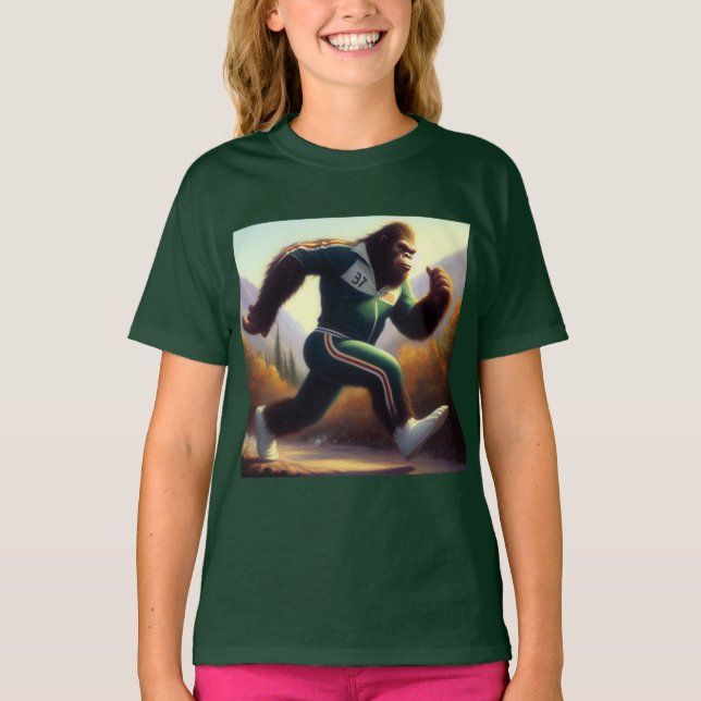 Bigfoot Running T-Shirt (Vorderseite)