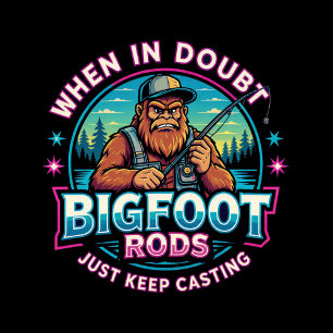 Bigfoot-Ruten, wenn du unsicher bist Aufkleber