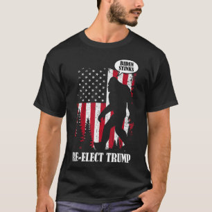 Bigfoot sagt Biden Stinks T-Shirt