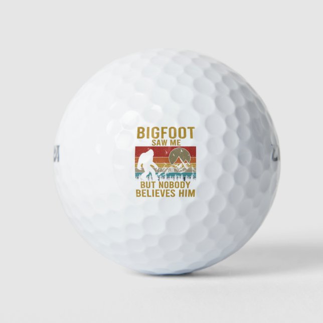 Bigfoot sah mich golfball (Vorderseite)