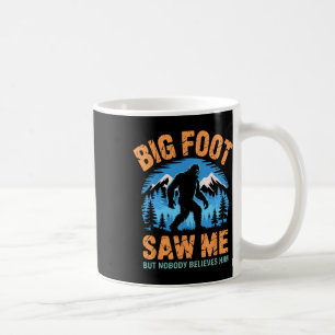 Bigfoot sah mich lustig Sasquatch Retro Big Foot f Kaffeetasse