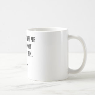 Bigfoot sah mich tasse