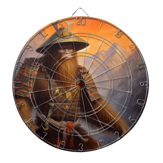 Bigfoot Samurai Dartscheibe (vorne)