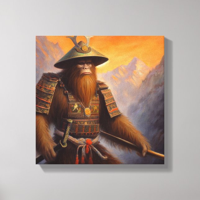 Bigfoot Samurai Leinwanddruck (Vorderseite)