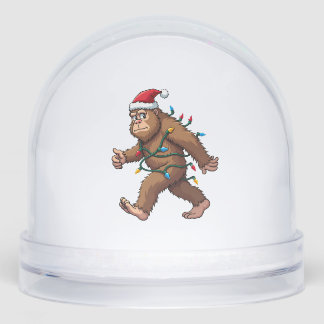 Bigfoot Santa Christmas Tree Lights Xmas Boys Men  Schneekugeln