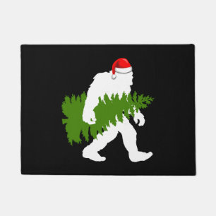 BigFoot Santa Claus Fun Christmas Ohrts Fußmatte