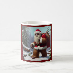 Bigfoot Santa Claus Kaffeetasse
