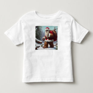 Bigfoot Santa Claus Kleinkind T-shirt