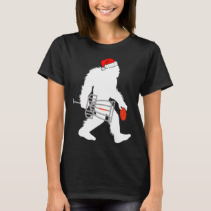 Bigfoot Santa Disk Golf Weihnachtsdiskette Golfer T-Shirt
