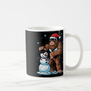 Bigfoot Santa Snowman Kinder Jungs Weihnachten Wei Kaffeetasse