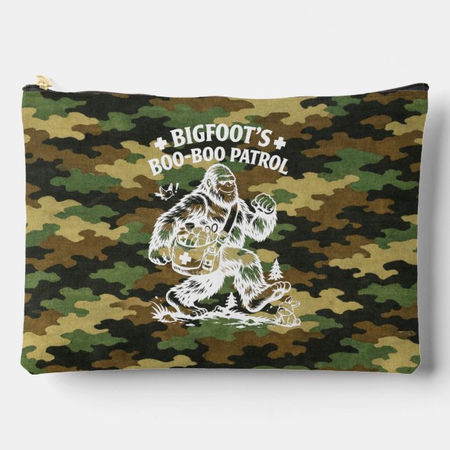 Bigfoot Sasquatch Accessoire-Tasche Zubehörtasche (Vorderseite)