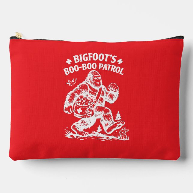Bigfoot Sasquatch Accessoire-Tasche Zubehörtasche (Vorderseite)