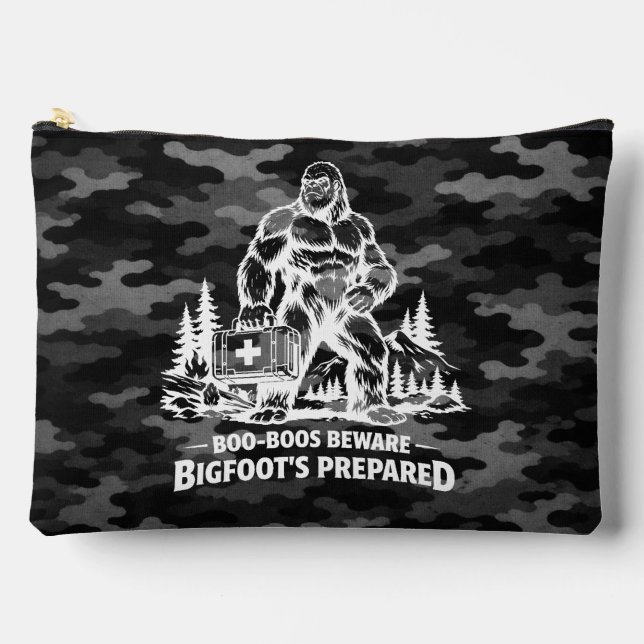 Bigfoot Sasquatch Accessoire-Tasche Zubehörtasche (Vorderseite)