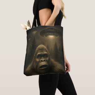 Bigfoot Sasquatch Alien UFO Funny