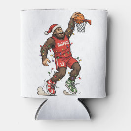 Bigfoot Sasquatch Basketball Weihnachten 2026 Feie Dosenkühler