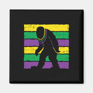 Bigfoot Sasquatch Beads Lila Grün Gelb Funny Magnet