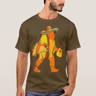 Bigfoot Sasquatch Carry Taco T-Shirt
