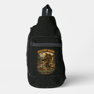Bigfoot Sasquatch Crossbody Bag