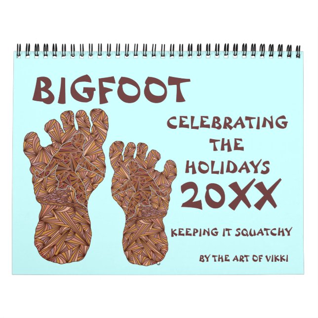 Bigfoot Sasquatch Cryptid Geek 20XX Kalender (Titelbild)