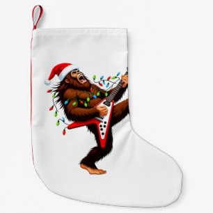 Bigfoot Sasquatch E-Gitarre Weihnachten 2026 Kleiner Weihnachtsstrumpf