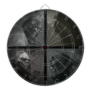 BIGFOOT SASQUATCH FACE PORTRATRAIN Dartboard Dartscheibe
