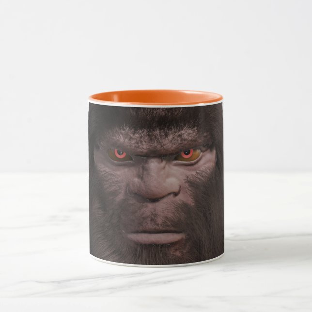 BIGFOOT SASQUATCH FACE PORTRATRATRATION TASSE (Zentrum)