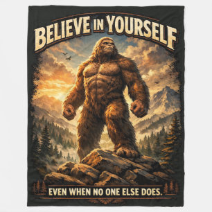 Bigfoot Sasquatch Fleecedecke