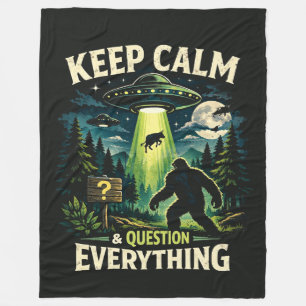 Bigfoot Sasquatch Fleecedecke