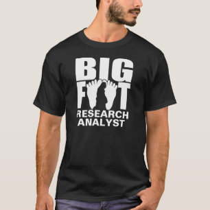 Bigfoot-/Sasquatch Forschungs-Analytiker-Shirt T-Shirt