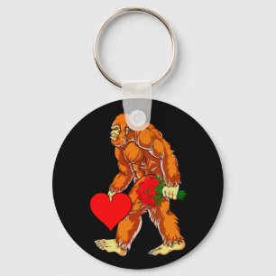 Bigfoot Sasquatch Funny Valentinstag Liebe Schlüsselanhänger