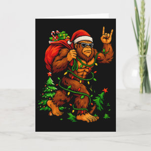 Bigfoot Sasquatch Für Männer Opa Jungen Kinder Wei Karte