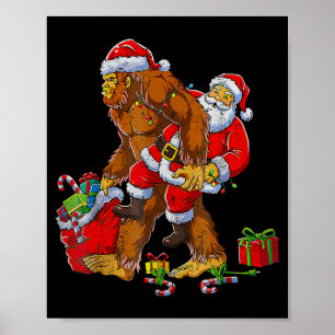Bigfoot Sasquatch Für Männer Opa Jungen Kinder Wei Poster