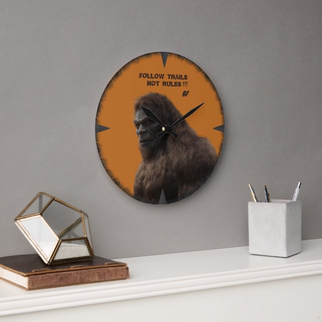 BIGFOOT SASQUATCH GROßE WANDUHR (Büro)