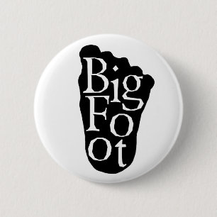 Bigfoot! Sasquatch großer FußYeti Button