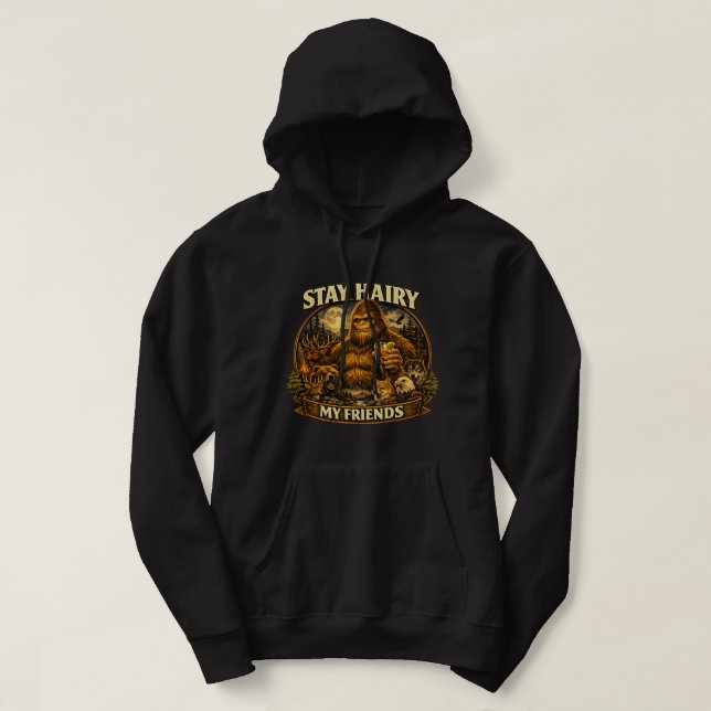Bigfoot Sasquatch Hoodie (Design vorne)