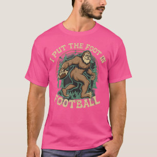 Bigfoot Sasquatch ich den Fuß in Fußball Boys T-Shirt