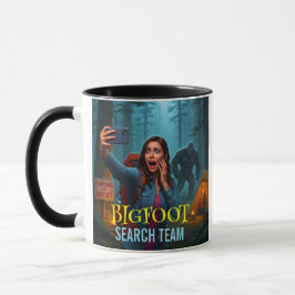 Bigfoot Sasquatch Im Wald Kaffeetasse