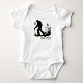 Bigfoot Sasquatch Inspirational Quote Bodysuit Baby Strampler