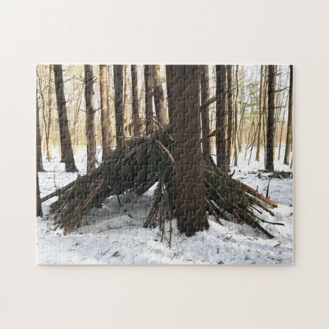 Bigfoot Sasquatch Jigsaw Puzzle (Horizontal)