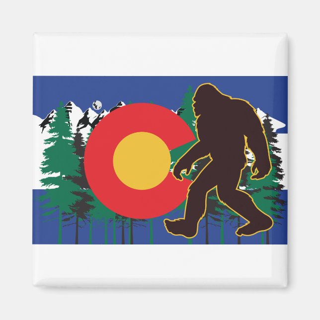 Bigfoot-Sasquatch Magnet (Vorne)