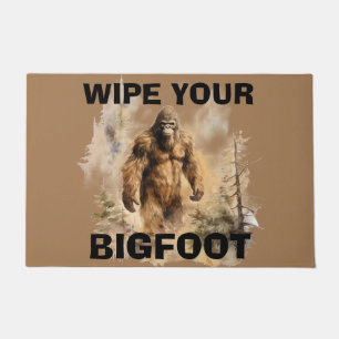 Bigfoot Sasquatch Personalisierte Fußmatte