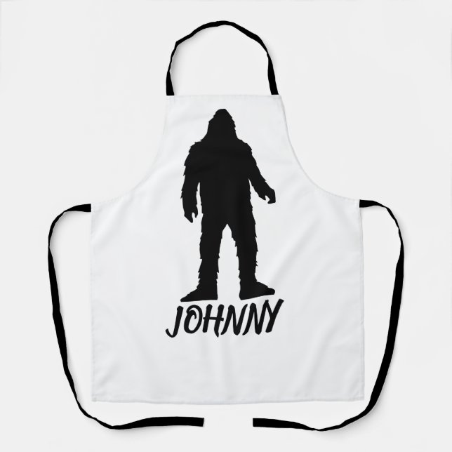 BIGFOOT SASQUATCH PERSONALISIERTER KUNDE IHM SCHÜR SCHÜRZE (Vorderseite)