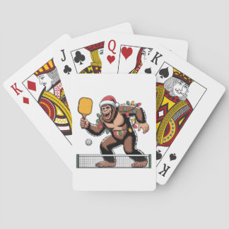 Bigfoot Sasquatch Pickleball Weihnachten 2026 Spielkarten