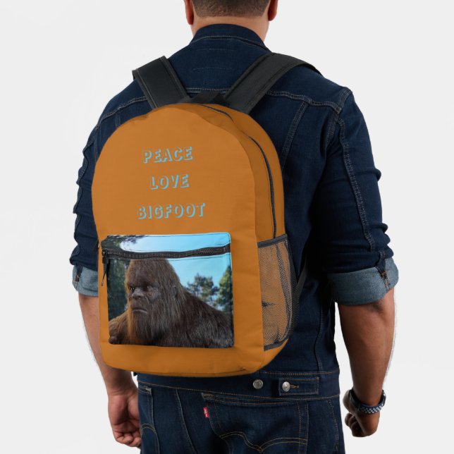 BIGFOOT SASQUATCH-PORTRAGIE BEDRUCKTER RUCKSACK (Insitu (Modell))