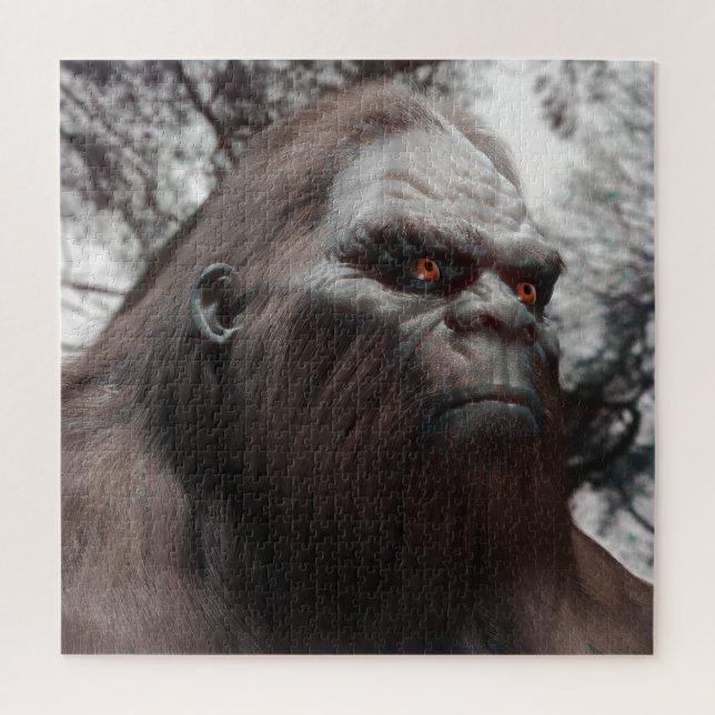 BIGFOOT SASQUATCH-PORTRAGIE PUZZLE (Vertikal)